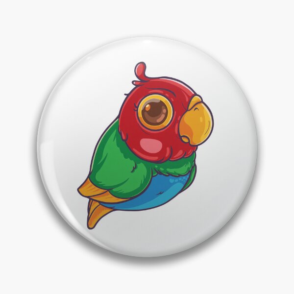 Artikelvorschau, Kleiner Vogel, bunter roter Papagei entworfen und verkauft von sinkin-turtle.