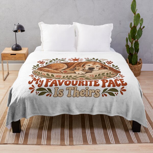 Item preview, My Favourite Pace Is Theirs Senior Dog Companionship designed and sold by ThreadQuirk.