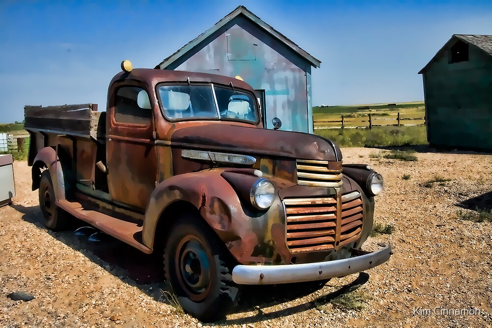 "The Old Rust Bucket" by Kim Cinnamon Redbubble