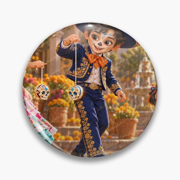 Item preview, Día de los Muertos – Sparkling Skull Yo-Yo Fun designed and sold by LuluLeb.