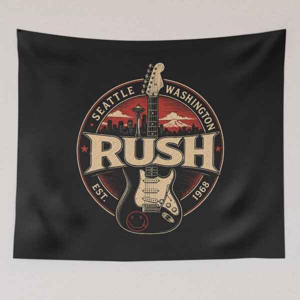 Item preview, Rush Seattle Washington Est 1968 designed and sold by ThomasCThomas.