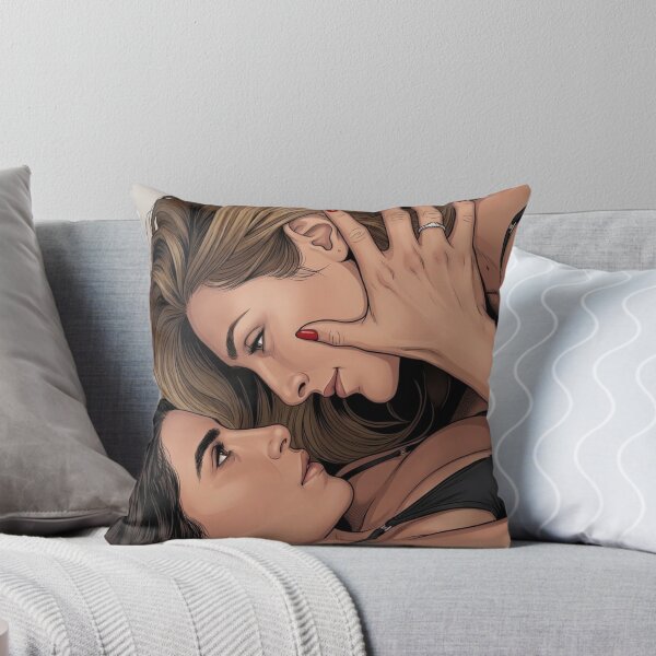 Item preview, Xeque Mate Queens Giovanna & Maya Actress Thai GL LGBTQ+ Cartoon Decor Comic Wall Art Print Poster Shirt Clock Blanket KDrama designed and sold by Mind Space.
