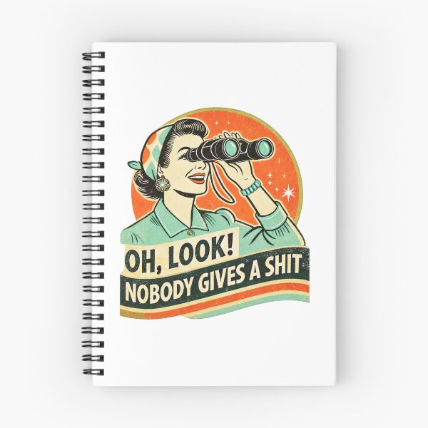 Item preview, Oh Look Nobody Gives A Shit Retro Sarcastic designed and sold by Maricutery.