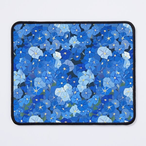 Item preview, Blue Shades of Morning Glory - Floral Pattern designed and sold by Sybille-Yates.