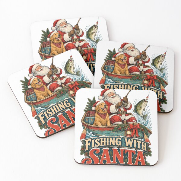 Item preview, Fishing with Santa’s Best Buddy designed and sold by Art For You Studio.
