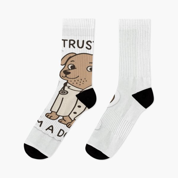 Item preview, Cute Dogtor Stickers - Trust Me I'm A Dogtor Funny Dog Doctor Pun designed and sold by Designs248877.