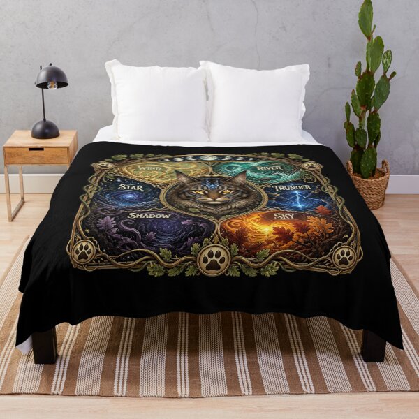 Item preview, Wind Shadow River Star Thunder Sky Cat Feline Warriors designed and sold by studiopekepeke.