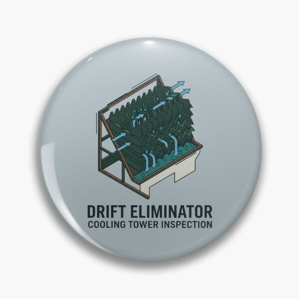 Item preview, Drift Eliminator Cooling Tower Inspection HVAC Engineer designed and sold by Amr Darwish Graphic designer.