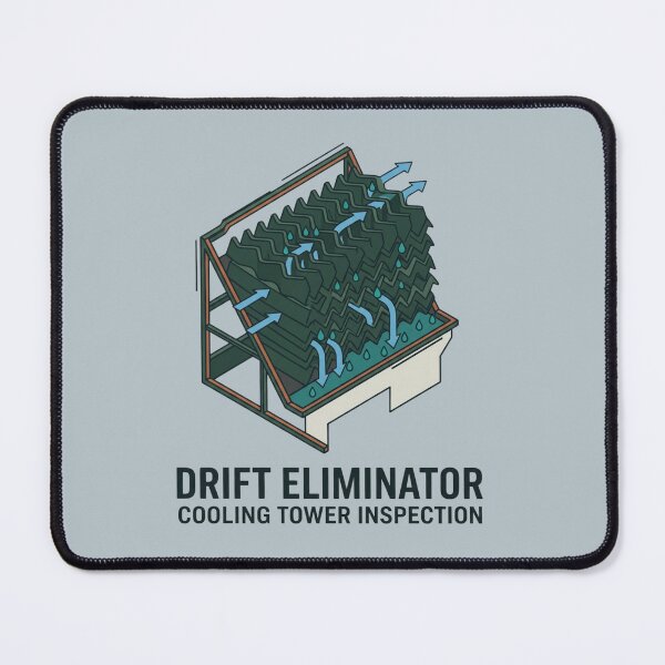Item preview, Drift Eliminator Cooling Tower Inspection HVAC Engineer designed and sold by Amr Darwish Graphic designer.