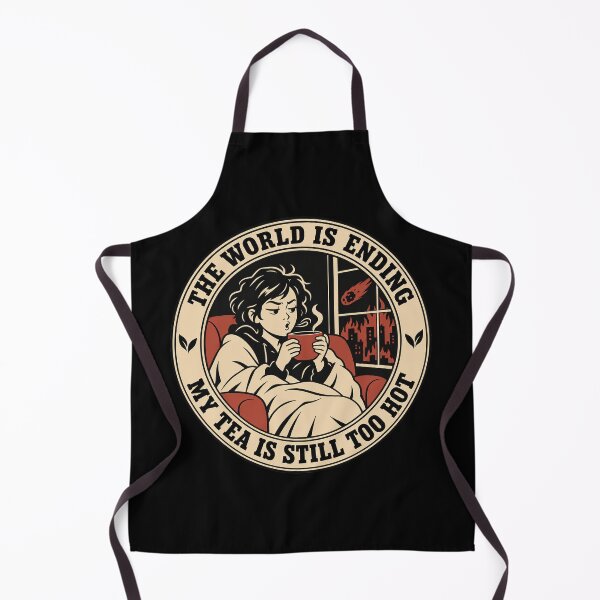 Item preview, ]THE WORLD IS ENDING my Tea is still hot designed and sold by Olena Du.
