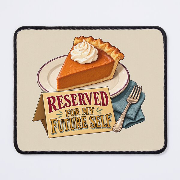 Item preview, Thanksgiving Leftovers Reserved Pumpkin Pie designed and sold by MythicCotton.