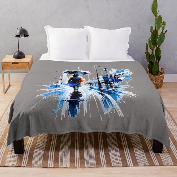 Item preview, Abstract-Blue-and-Black-Urban-Movement-Art designed and sold by AndreaKoch.