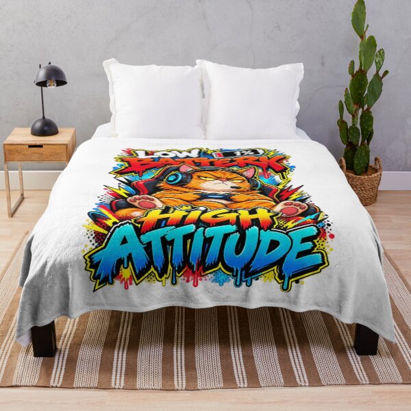 Item preview, Low Battery High Attitude Funny Gamer Cat designed and sold by BAAKSHOP.