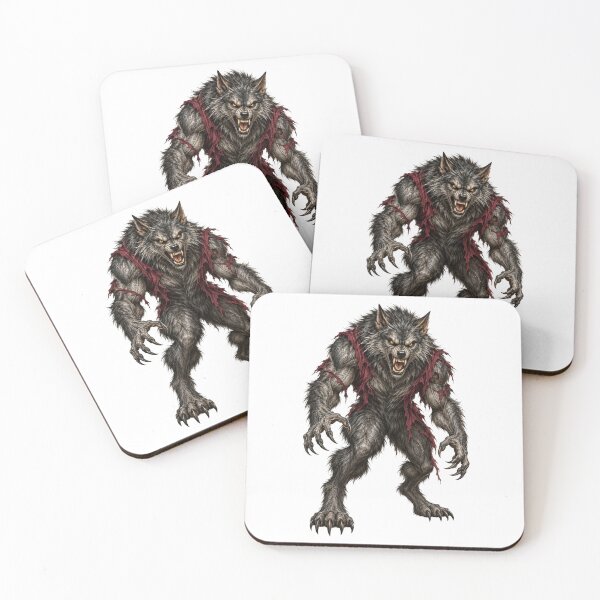 Item preview, Ferocious Werewolf Monster Horror Creature Halloween Design. designed and sold by The-T-In-Retro.