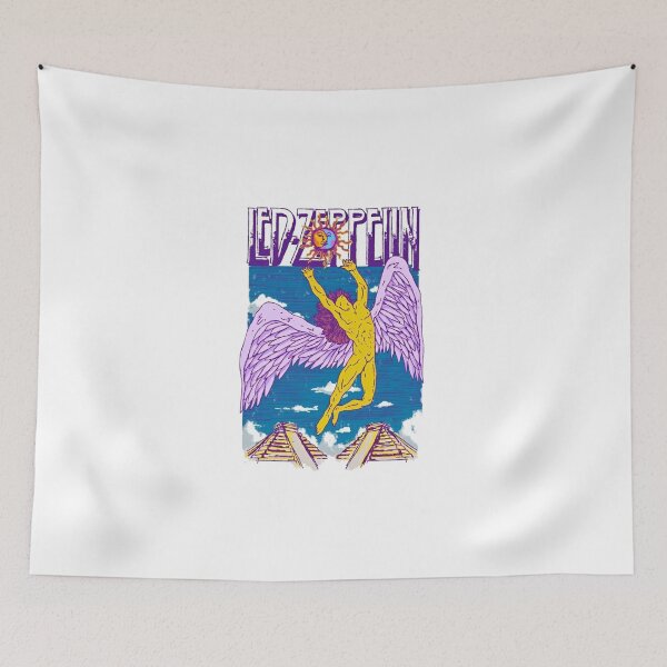 Item preview, Led Zeppelin Celestial Angel Sun and Pyramids Art designed and sold by Bindamasc.
