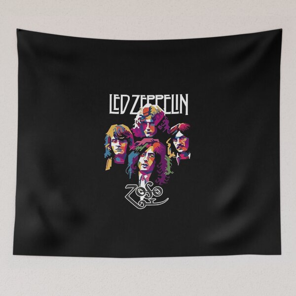 Item preview, Led Zeppelin Pop Art Members and Zoso Symbol designed and sold by Bindamasc.