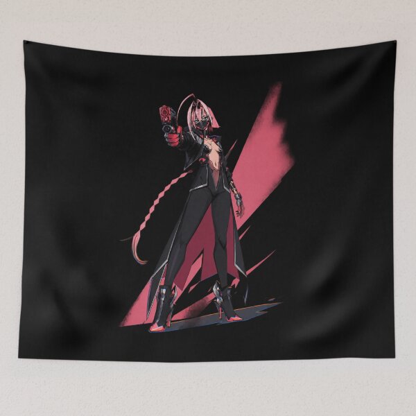 Item preview, Masked Anime Femme Fatale Pink Energy designed and sold by intczoe3982.