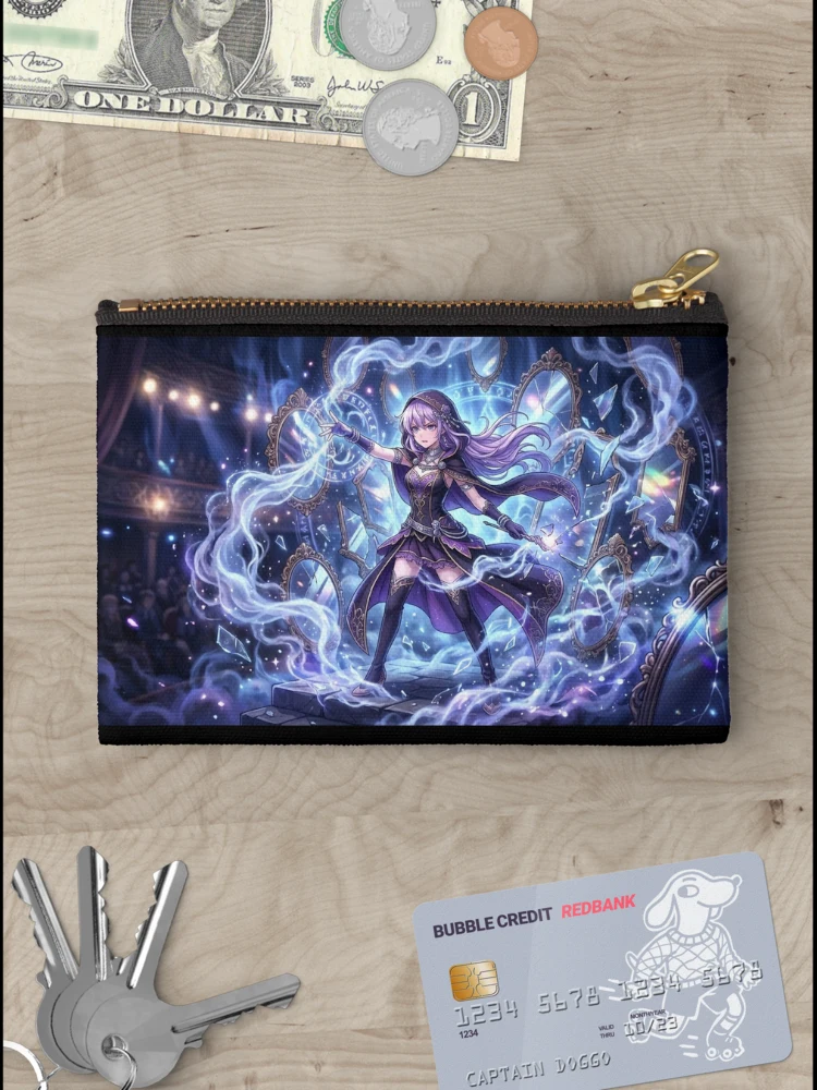 Thumbnail 3 of 4, Zipper Pouch, Shadow entity designed and sold by IntellectWork.