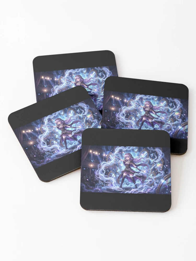 Thumbnail 1 of 5, Coasters (Set of 4), Shadow entity designed and sold by IntellectWork.