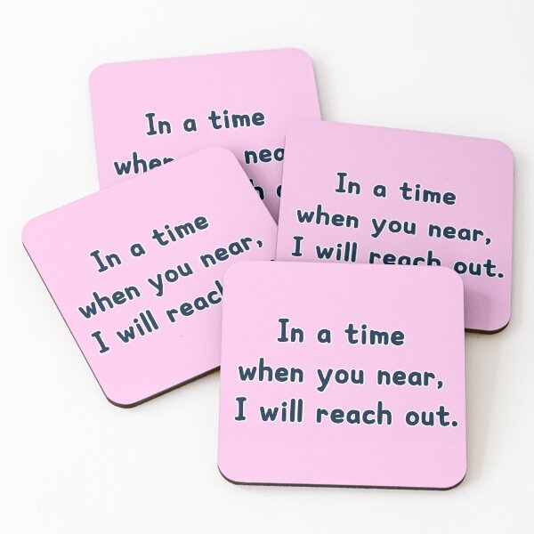 Item preview, In a time when you near, I will reach out Romantic Love Quote  designed and sold by r-wan-design.