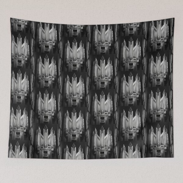 Item preview, Art Deco Pipe Organ with Monumental Geometric Symmetry designed and sold by pinkal.