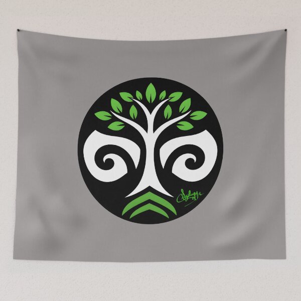 Item preview, Abstract-Emblem-With-Green-Accents designed and sold by SinasGroth.