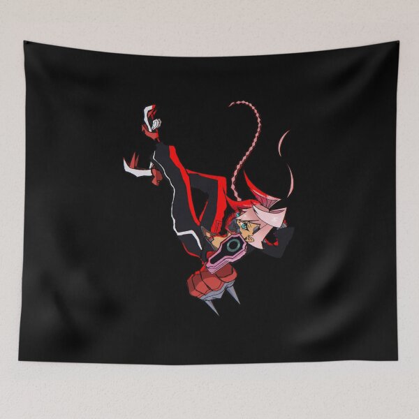 Item preview, Pink-Haired Cyberpunk Acrobat Illustration designed and sold by intczoe3982.