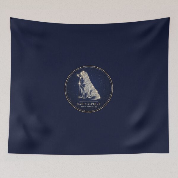 Item preview, Bernese Mountain Dog Constellation – Celestial Art designed and sold by Celestial Atlas of Dogs.