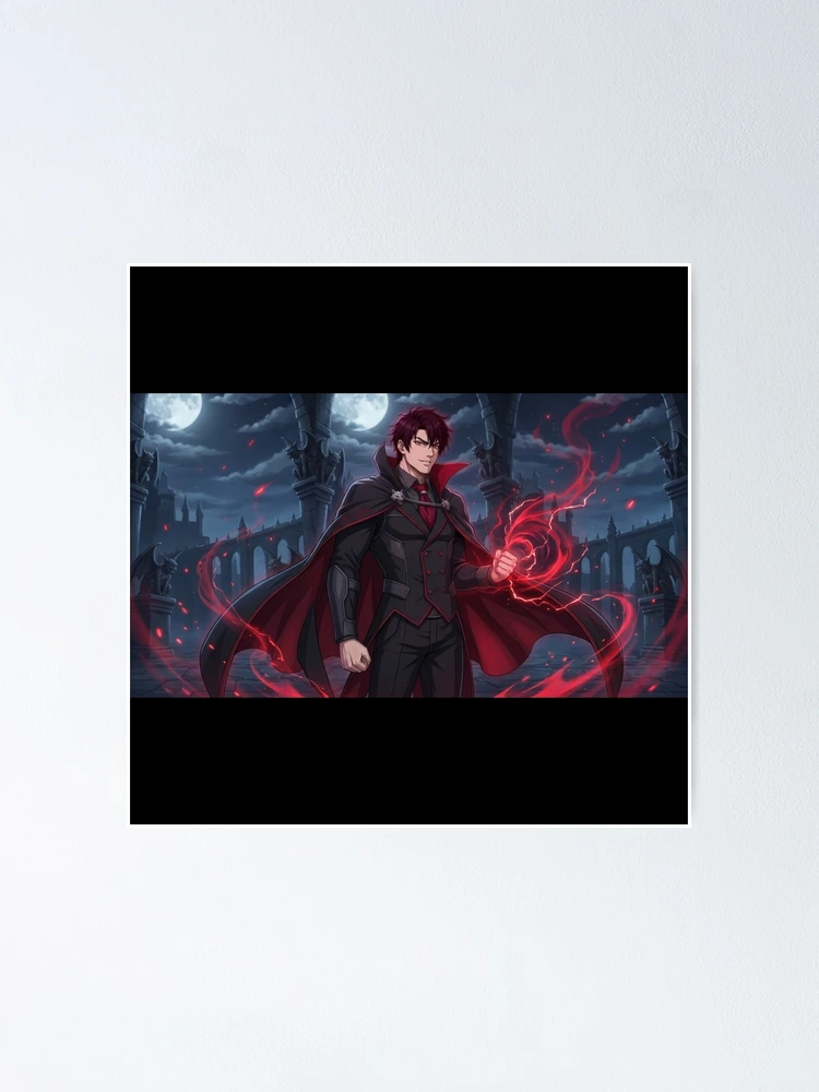 Thumbnail 1 of 3, Poster, vampire king designed and sold by IntellectWork.