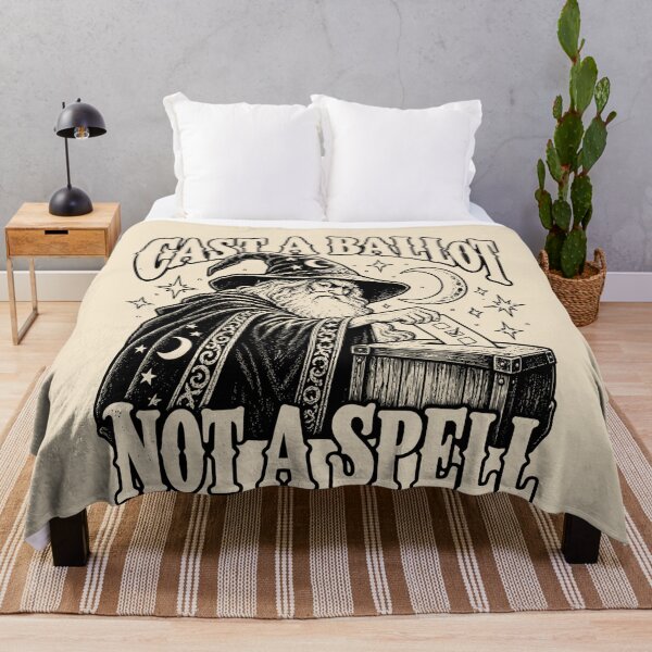 Item preview, Voting Wizard Vintage Engraving Celestial Fantasy Humor designed and sold by AmiGraph.