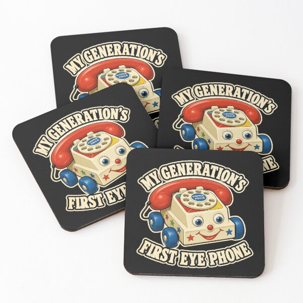 Item preview, My Generation's First Eye Phone Funny Quotes designed and sold by studiopekepeke.
