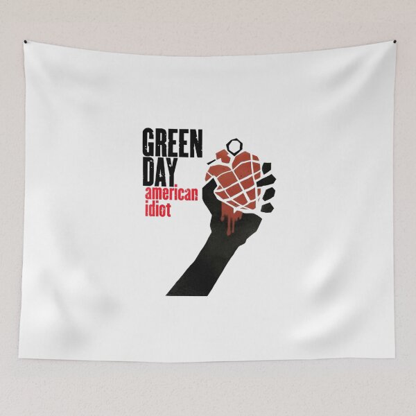 Item preview, Green Day American Idiot Heart Grenade Design designed and sold by Bindamasc.