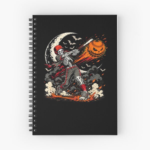 Item preview, Skeleton Baseball Player Halloween Jack-o-lantern Art designed and sold by GiaoCalonas.