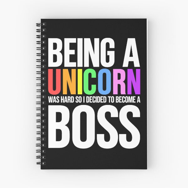 Item preview, Being a Unicorn Was Hard So I Became a Boss designed and sold by GouwensRick.