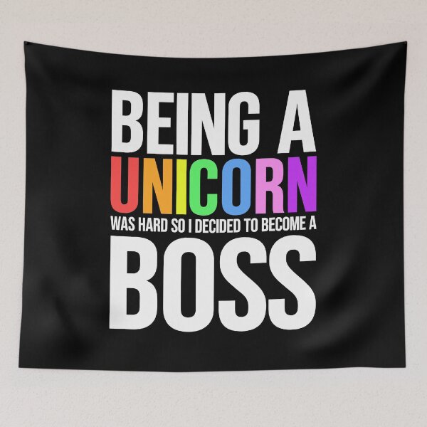 Item preview, Being a Unicorn Was Hard So I Became a Boss designed and sold by GouwensRick.