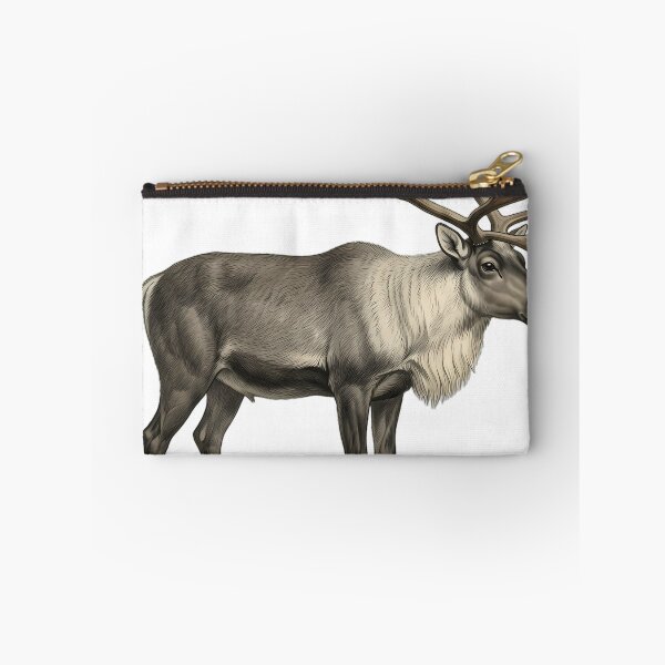 Item preview, Vintage Naturalist Barren Ground Caribou - Antique Winter Deer Print designed and sold by Catch333.
