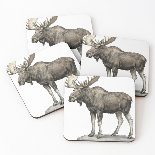 Item preview, Vintage Naturalist Shiras Moose - Antique Winter Wildlife Print designed and sold by Catch333.
