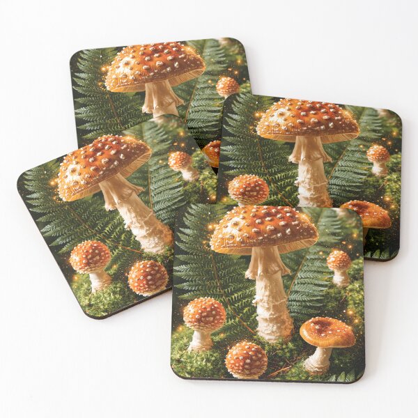 Item preview, Enchanted Mushroom Forest designed and sold by VisionaryVeils.