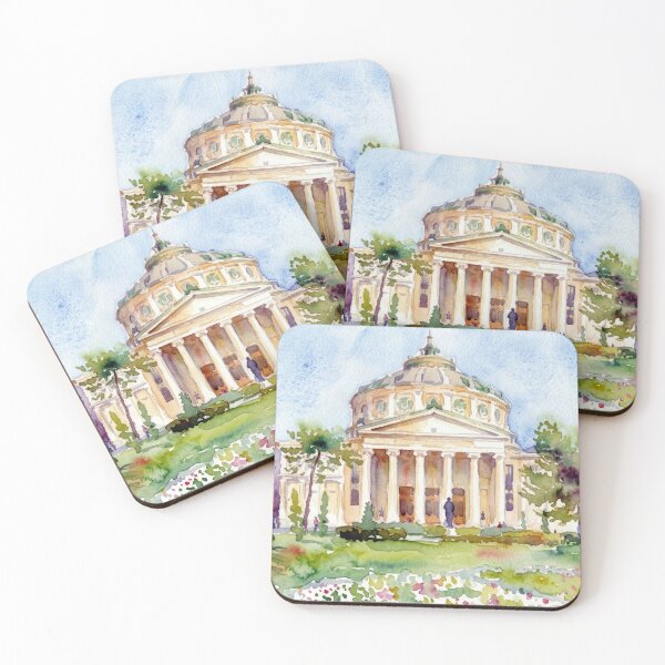 Item preview, Romanian Athnaeum Bucharest, Dome and Flower Garden designed and sold by caracatita75.
