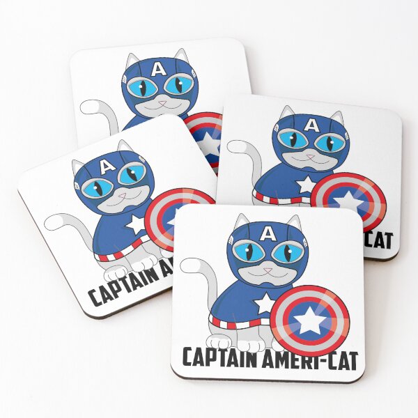 Item preview, Captain Ameri-cat designed and sold by A-mici-marina.