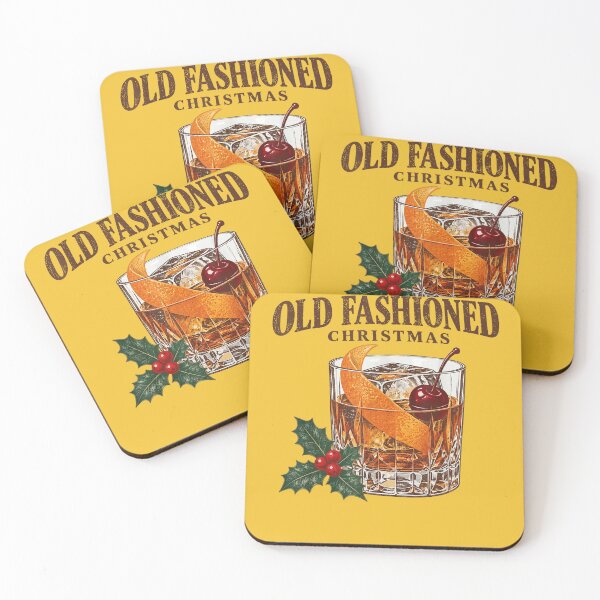 Item preview, Old Fashioned Christmas Bourbon Drink Holly  designed and sold by studiopekepeke.