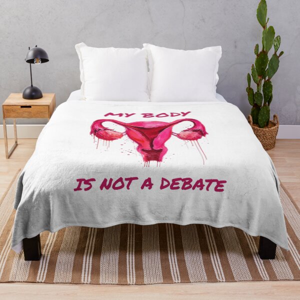 Item preview, My Body Is Not a Debate Painted Uterus designed and sold by myriamec.