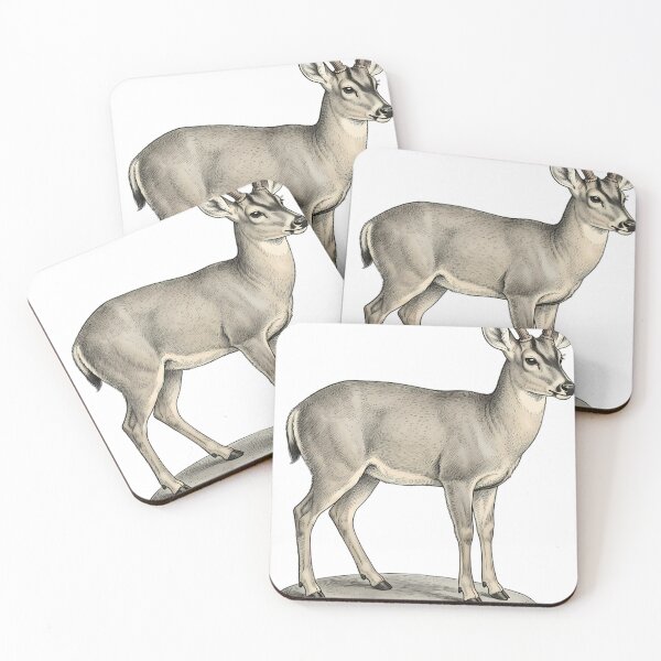 Item preview, Vintage Naturalist Taruca - Antique Winter Deer Art designed and sold by Catch333.
