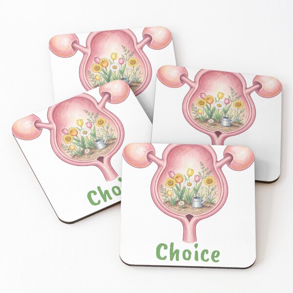Item preview, Choice Grows Here Garden Uterus Pro Choice designed and sold by myriamec.