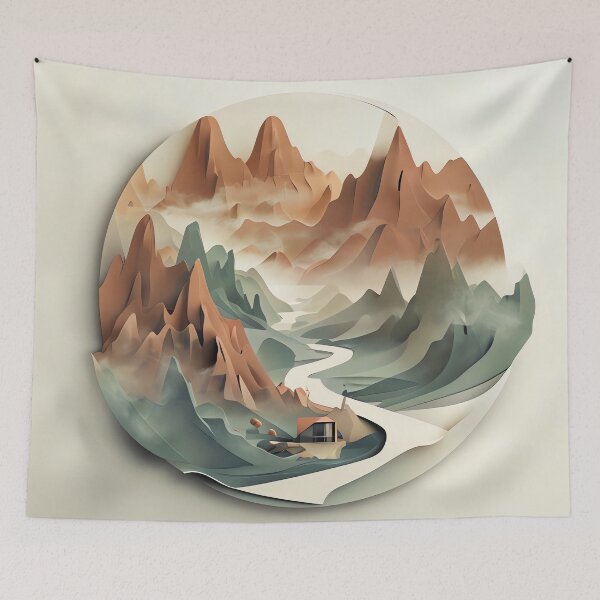 Item preview, Serene Earthscape designed and sold by ONYX Pixee.