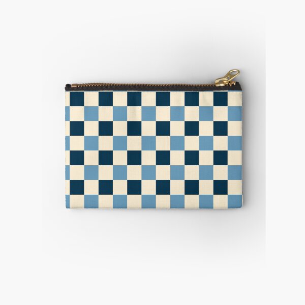 Item preview, Deep blue - Blue blood - Cream - Checkered Pattern vintage style Plaid small designed and sold by DColourMuse.