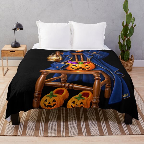 Item preview, Mysterious Halloween Coat and Pumpkin Treats designed and sold by Qenlo.