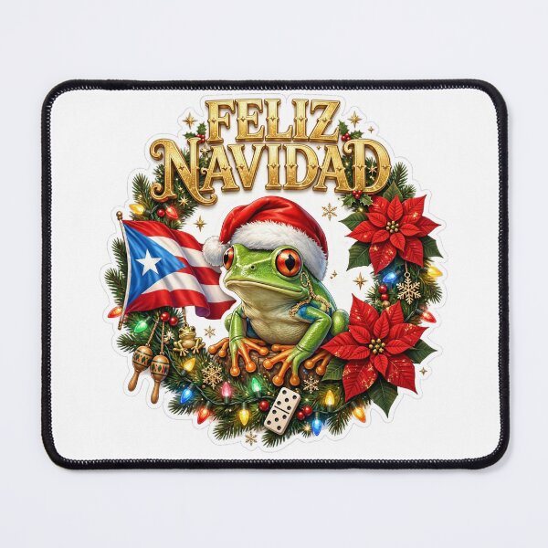 Item preview, Merry Christmas Coquí Boricua designed and sold by SoyBoricuaPR.