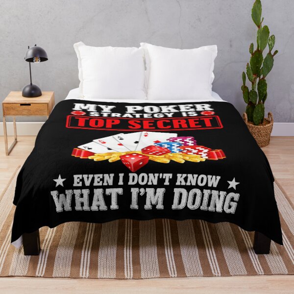 Item preview, My Poker Strategy Is Top Secret Funny Poker designed and sold by KuylerKnight.