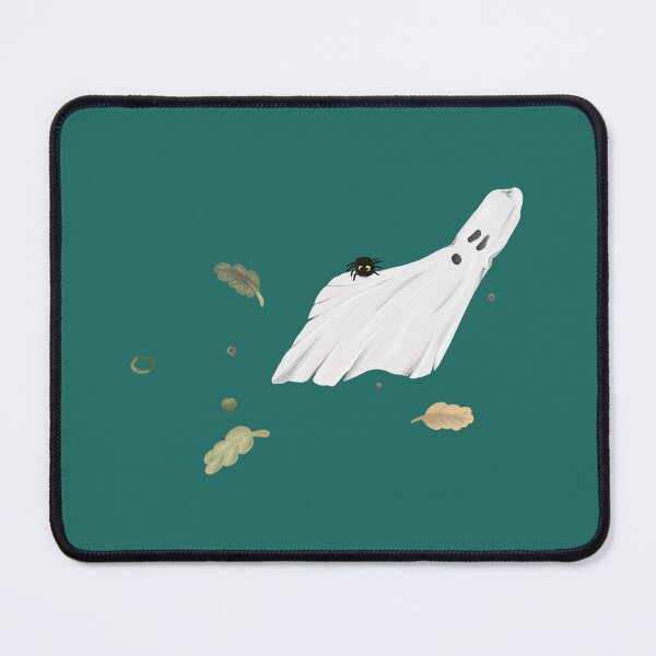 Item preview, Spooky Little Stowaway | Flying Ghost with Tiny Spider designed and sold by Sagi Jane Art.